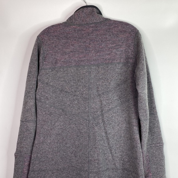 Title Nine Gray Swacket Wool Blend Sweater Jacket Medium - Picture 5 of 11